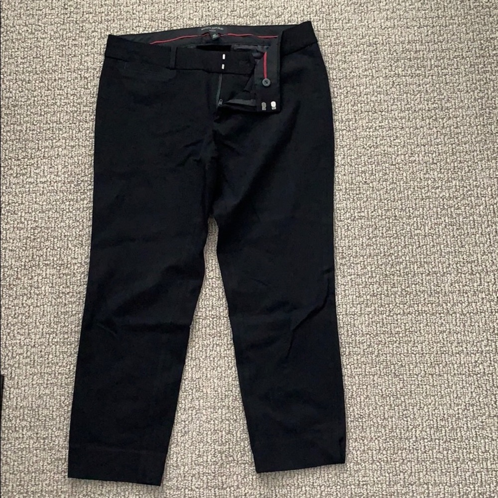 BR skin fit black pant. 8P